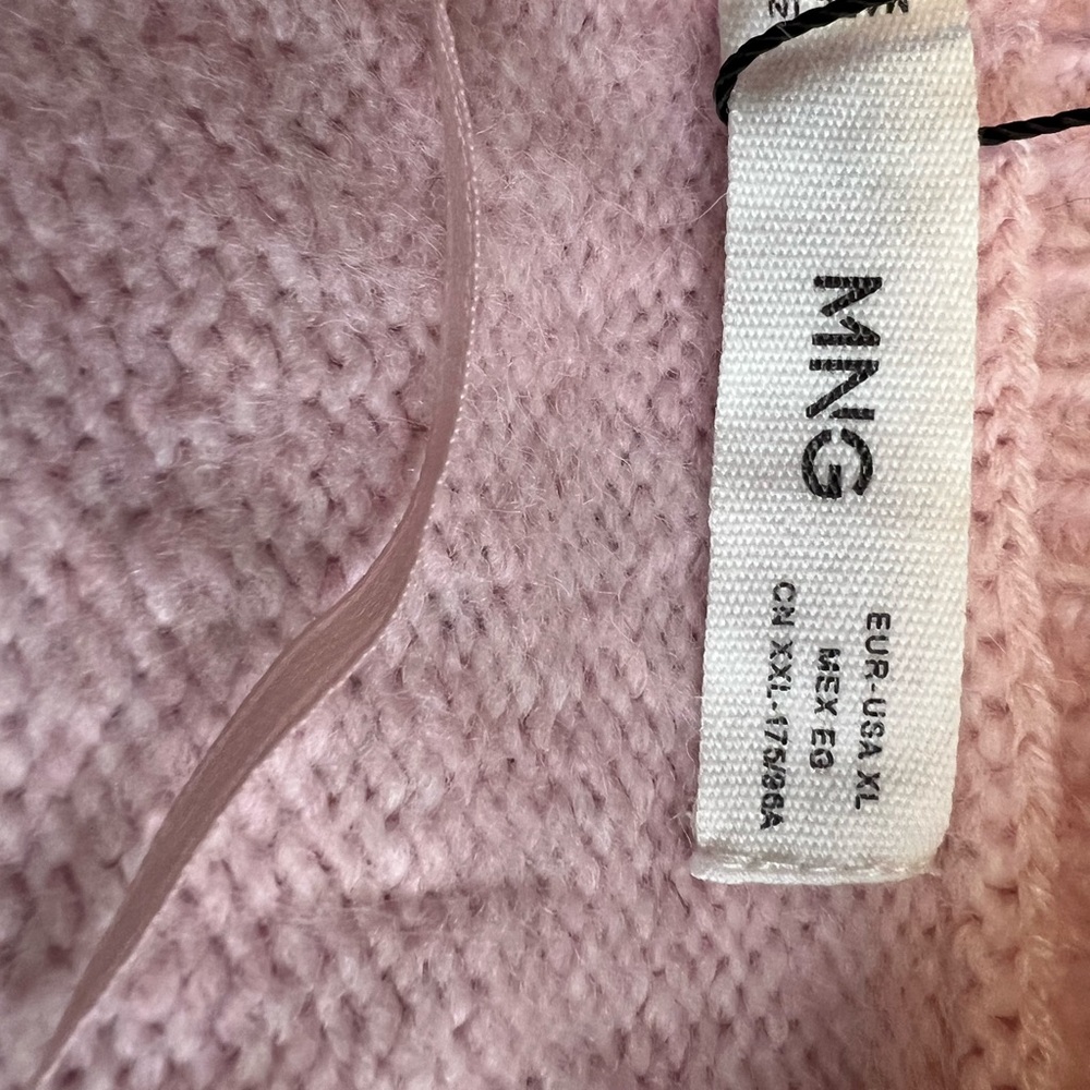 Mango Soft Pink Knit Wool Sweater - Picture 9 of 9